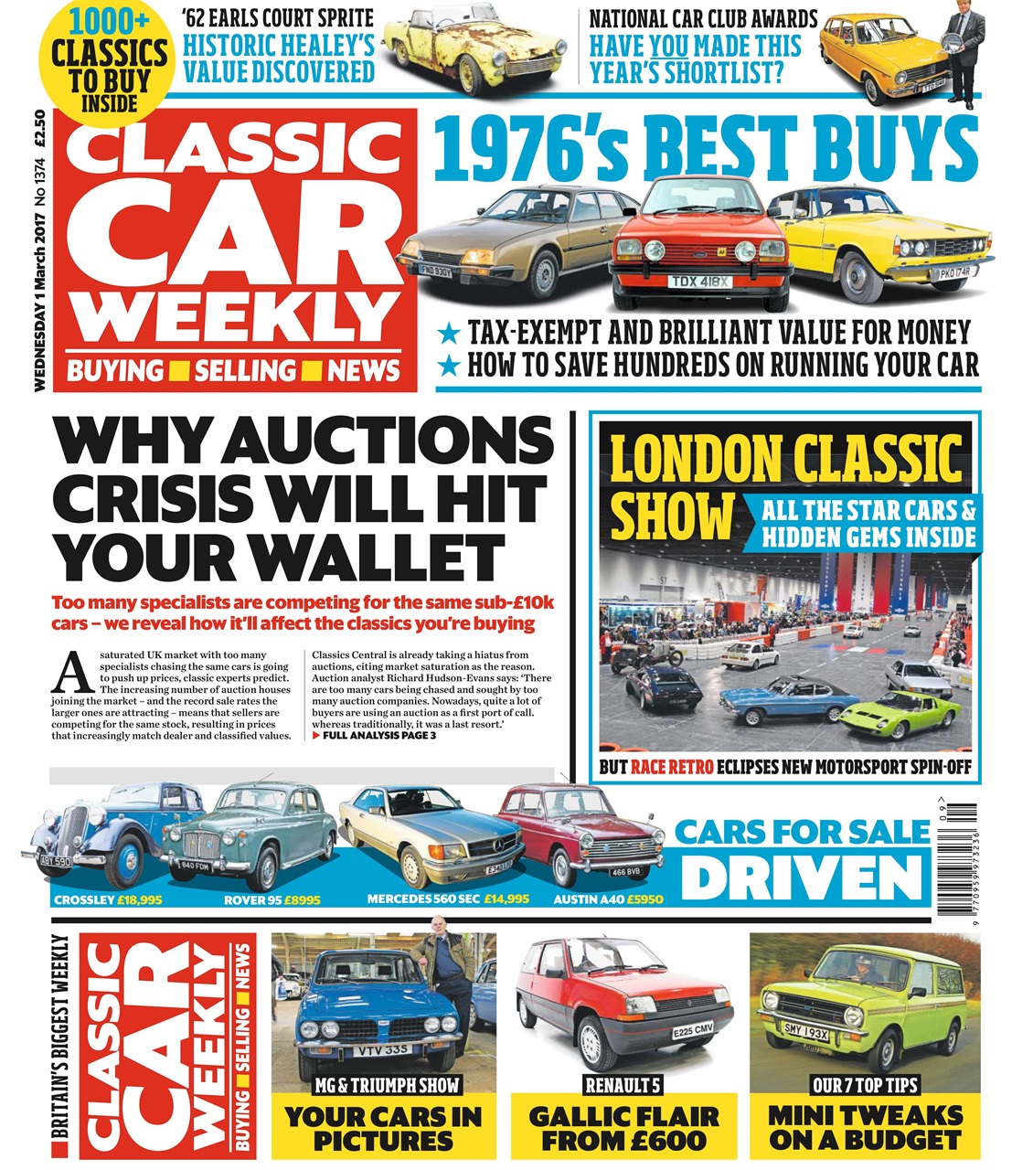 Classic Car Weekly Preview Pages