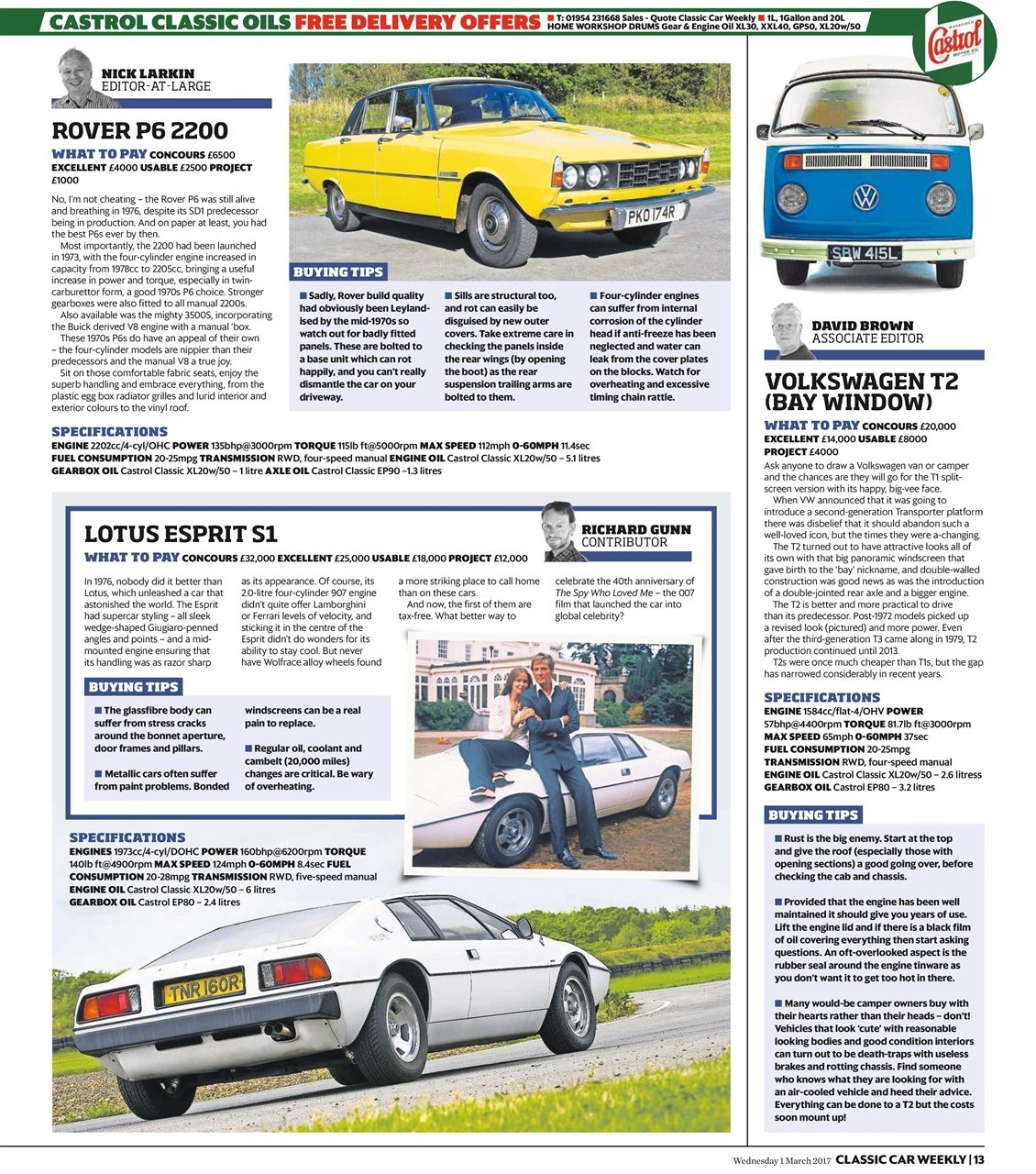 Classic Car Weekly Preview Pages