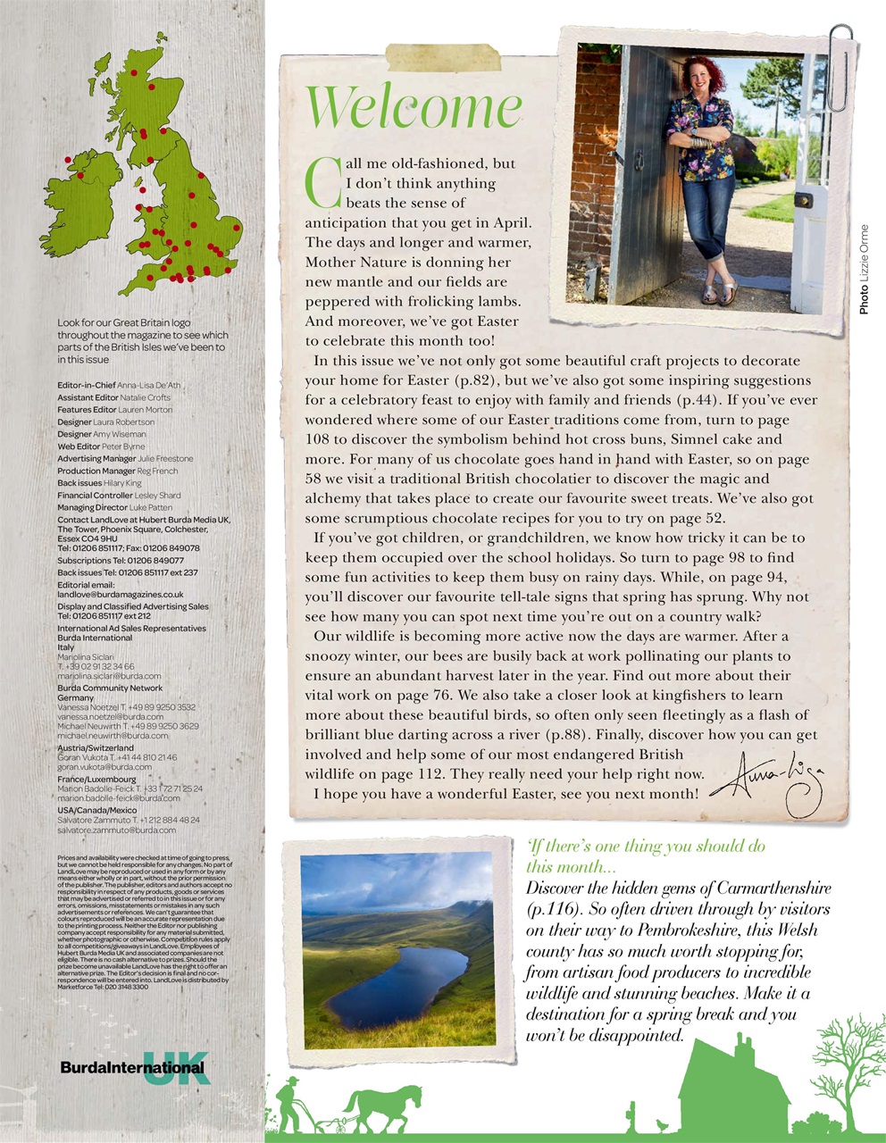 LandLove Magazine Preview Pages