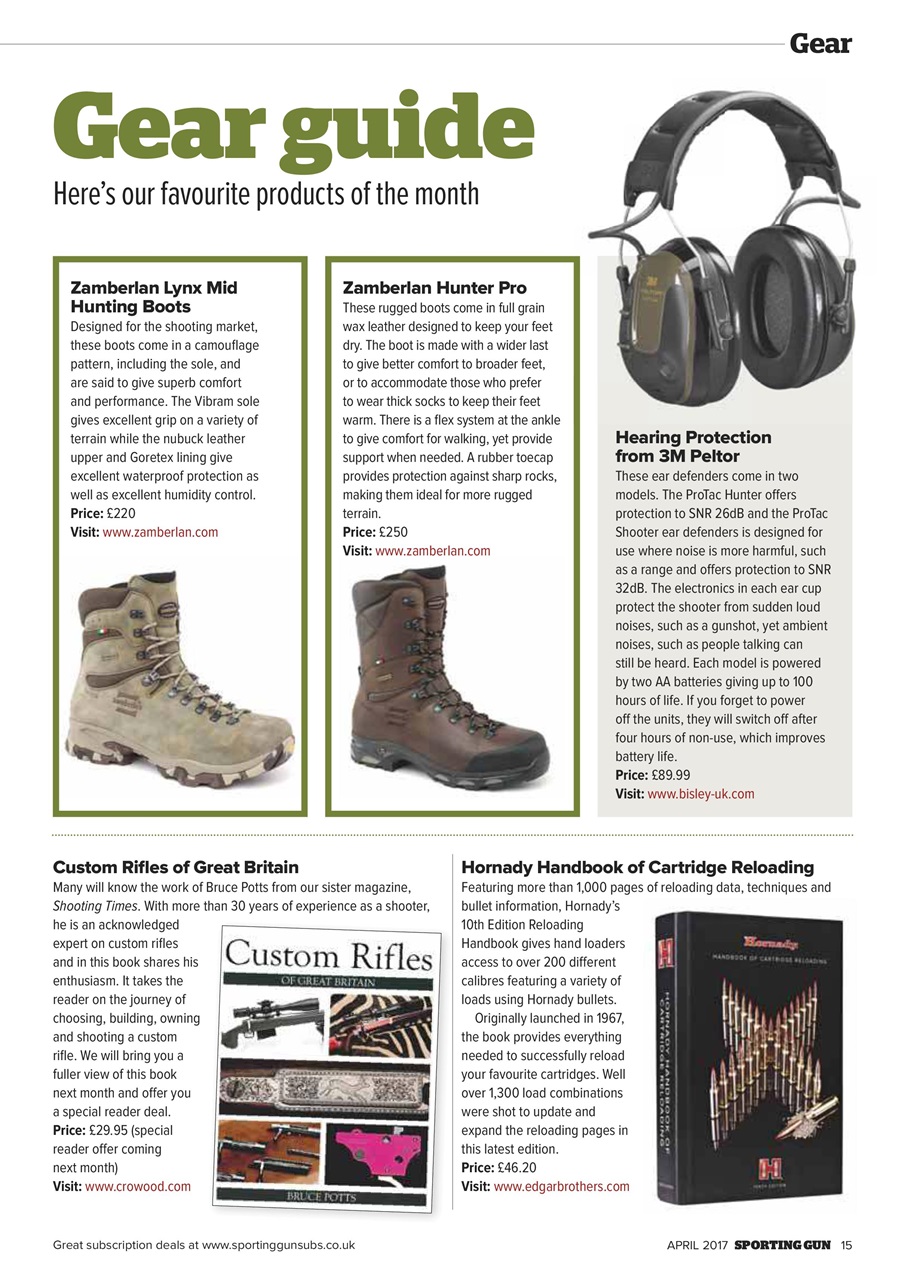 Sporting Gun Preview Pages