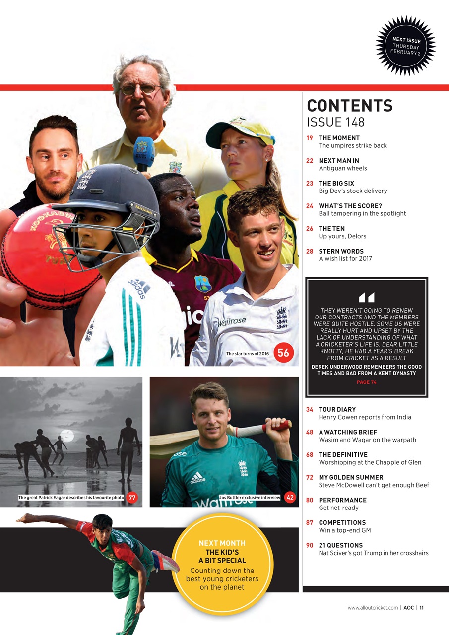 Wisden Cricket Monthly Preview Pages