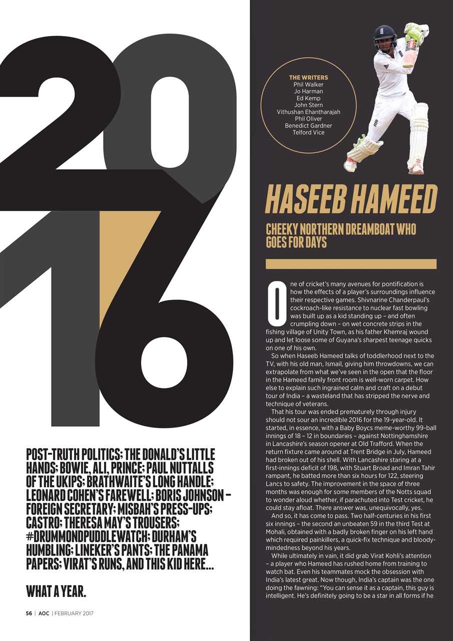 Wisden Cricket Monthly Preview Pages