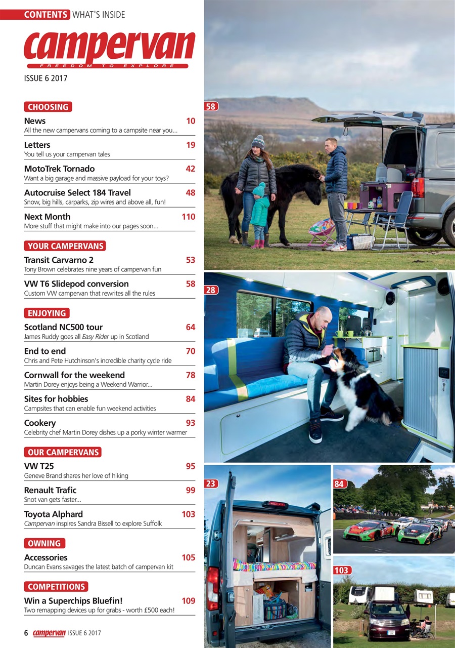 Campervan Preview Pages