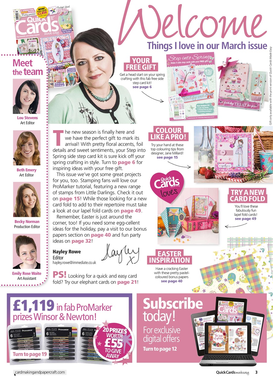 Quick Cards Made Easy Preview Pages