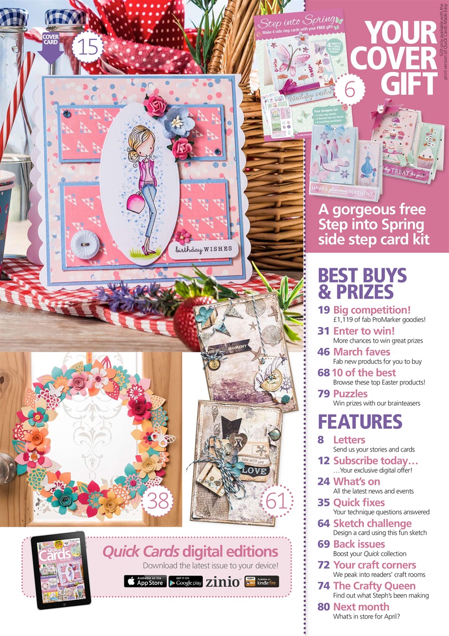 Quick Cards Made Easy Preview Pages