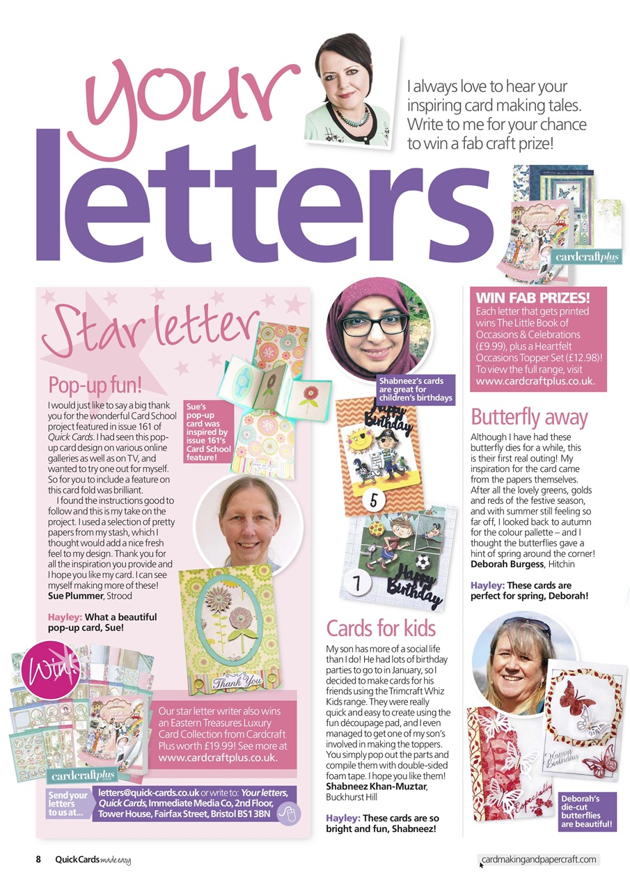 Quick Cards Made Easy Preview Pages