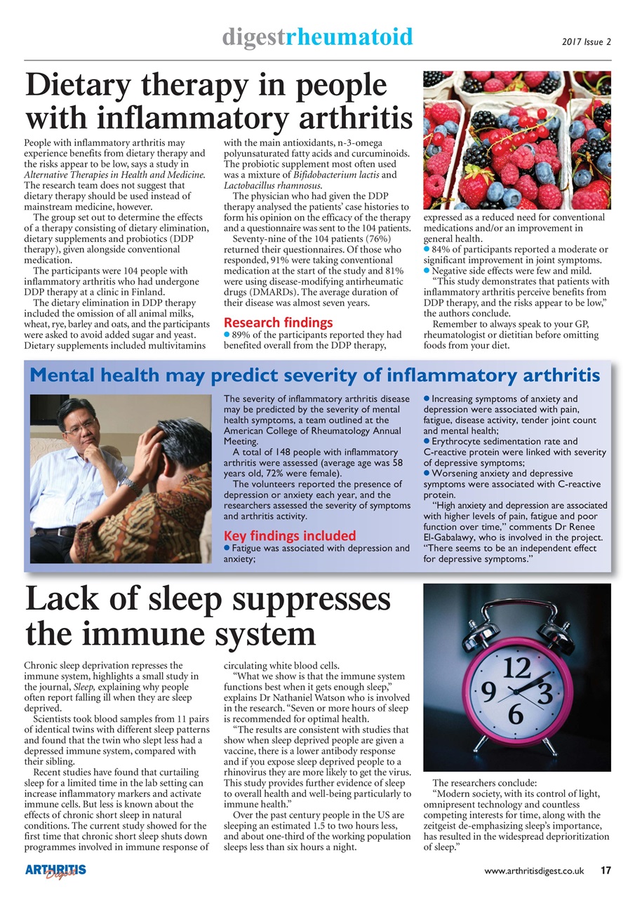 Arthritis Digest Preview Pages