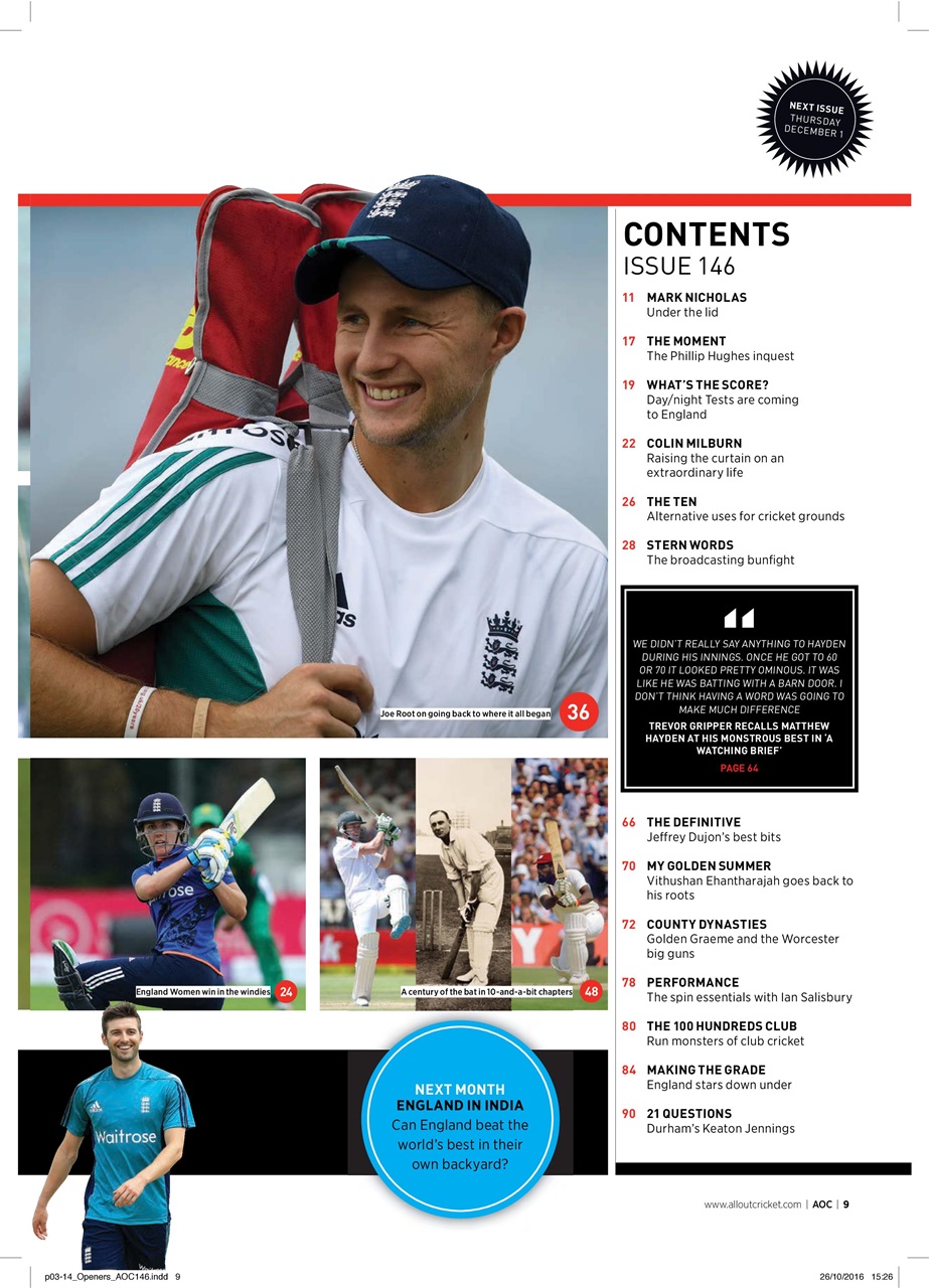 Wisden Cricket Monthly Preview Pages
