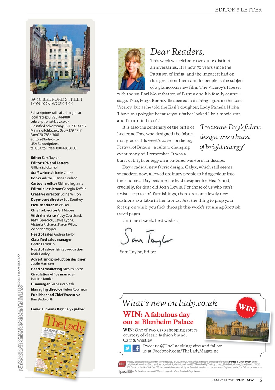 The Lady Preview Pages