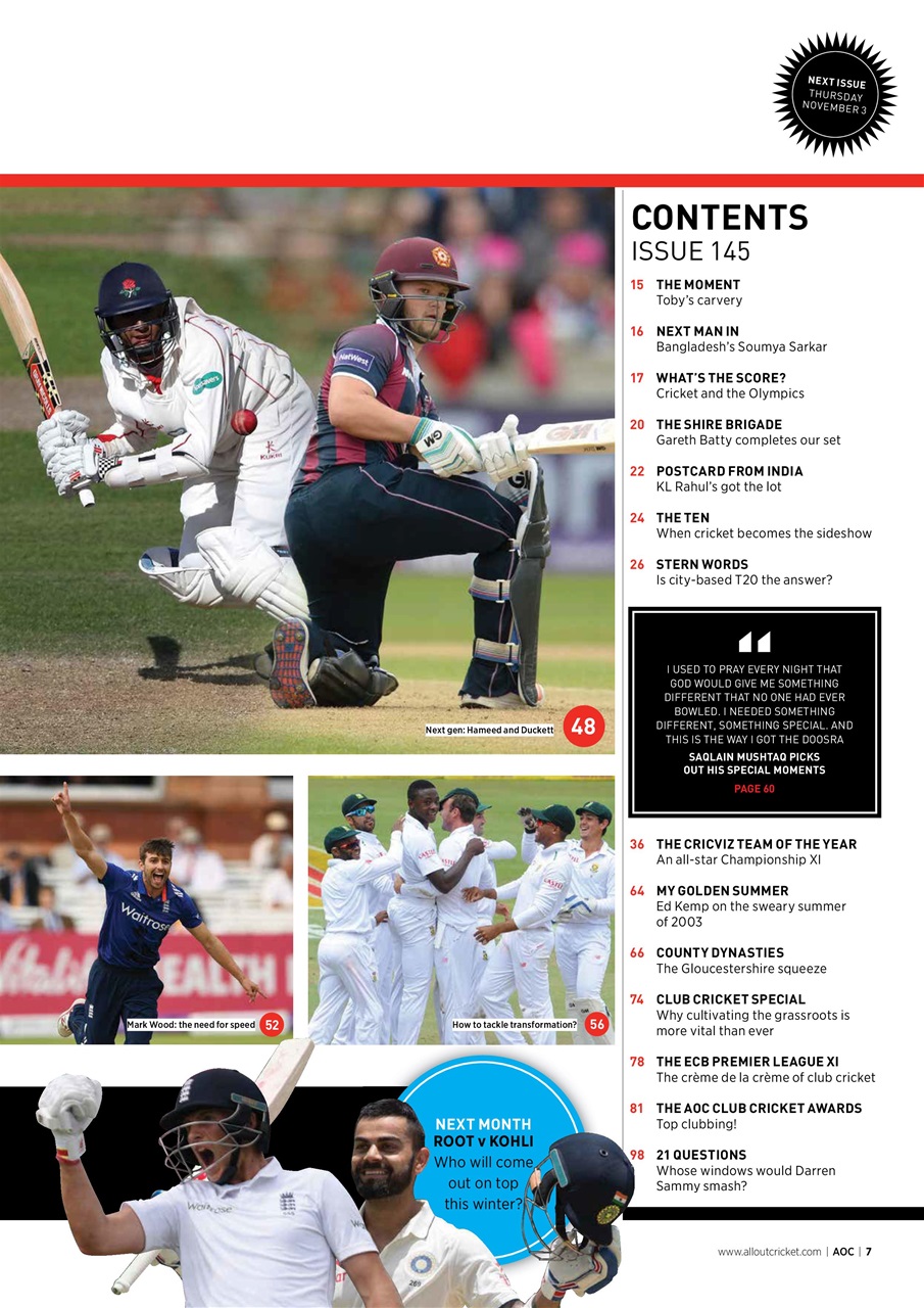 Wisden Cricket Monthly Preview Pages