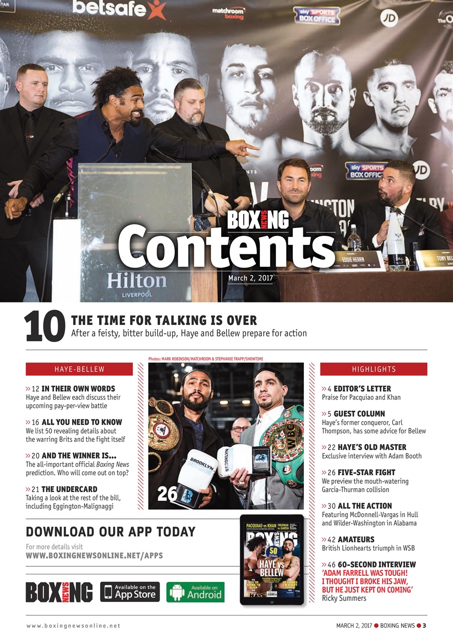 Boxing News Preview Pages