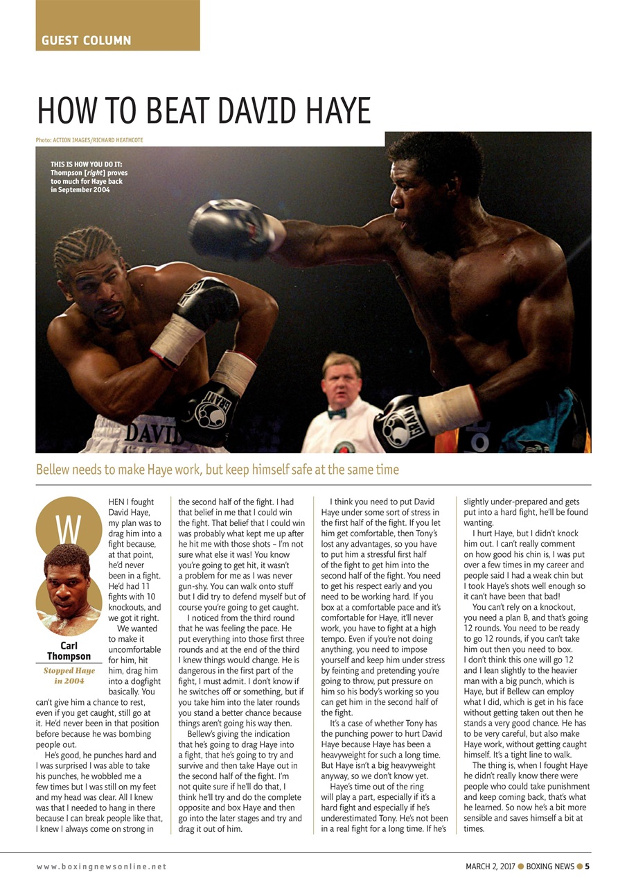 Boxing News Preview Pages