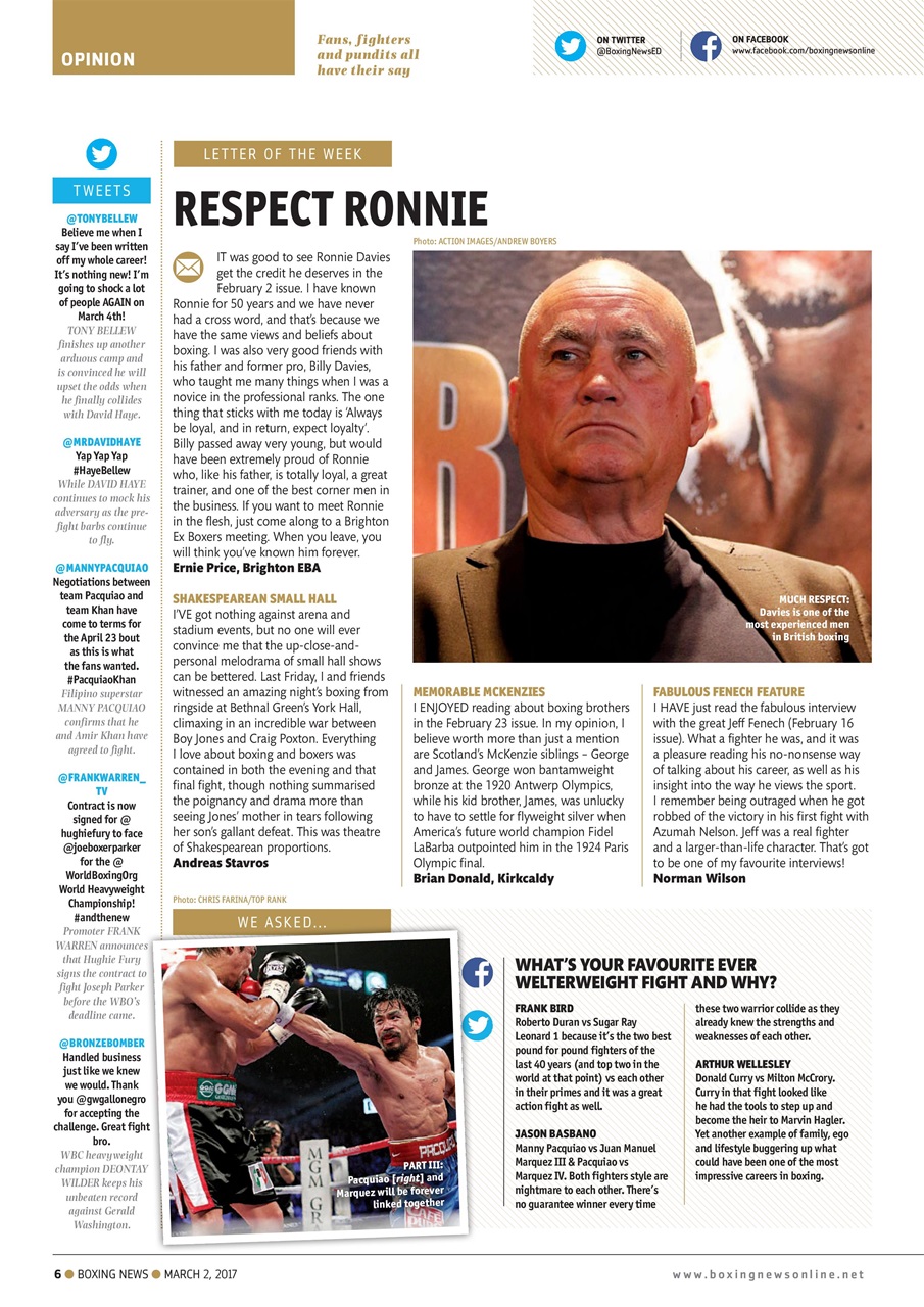 Boxing News Preview Pages