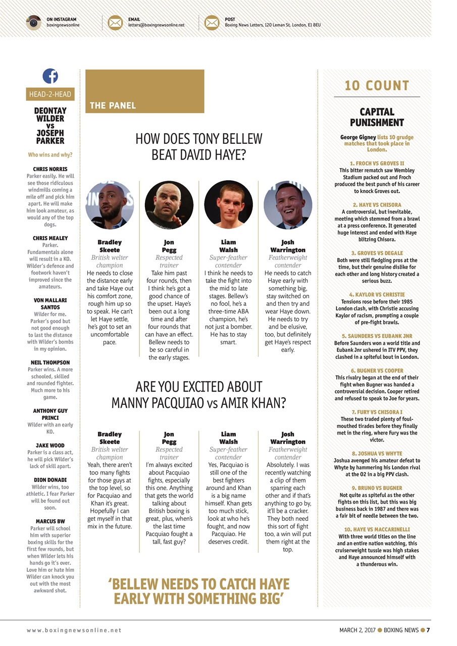 Boxing News Preview Pages