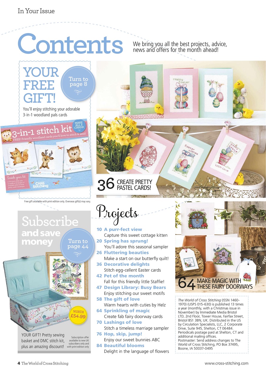 The World of Cross Stitching Preview Pages