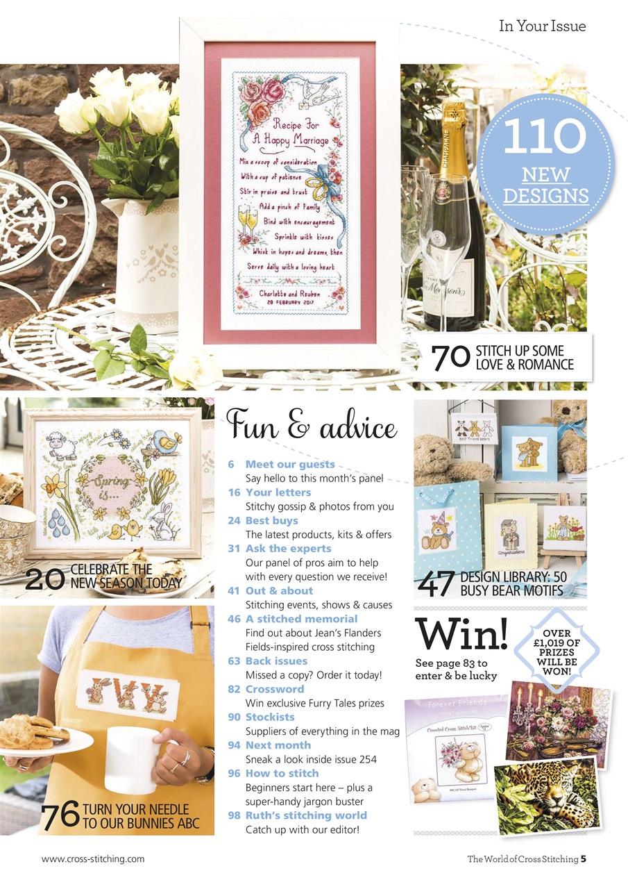 The World of Cross Stitching Preview Pages