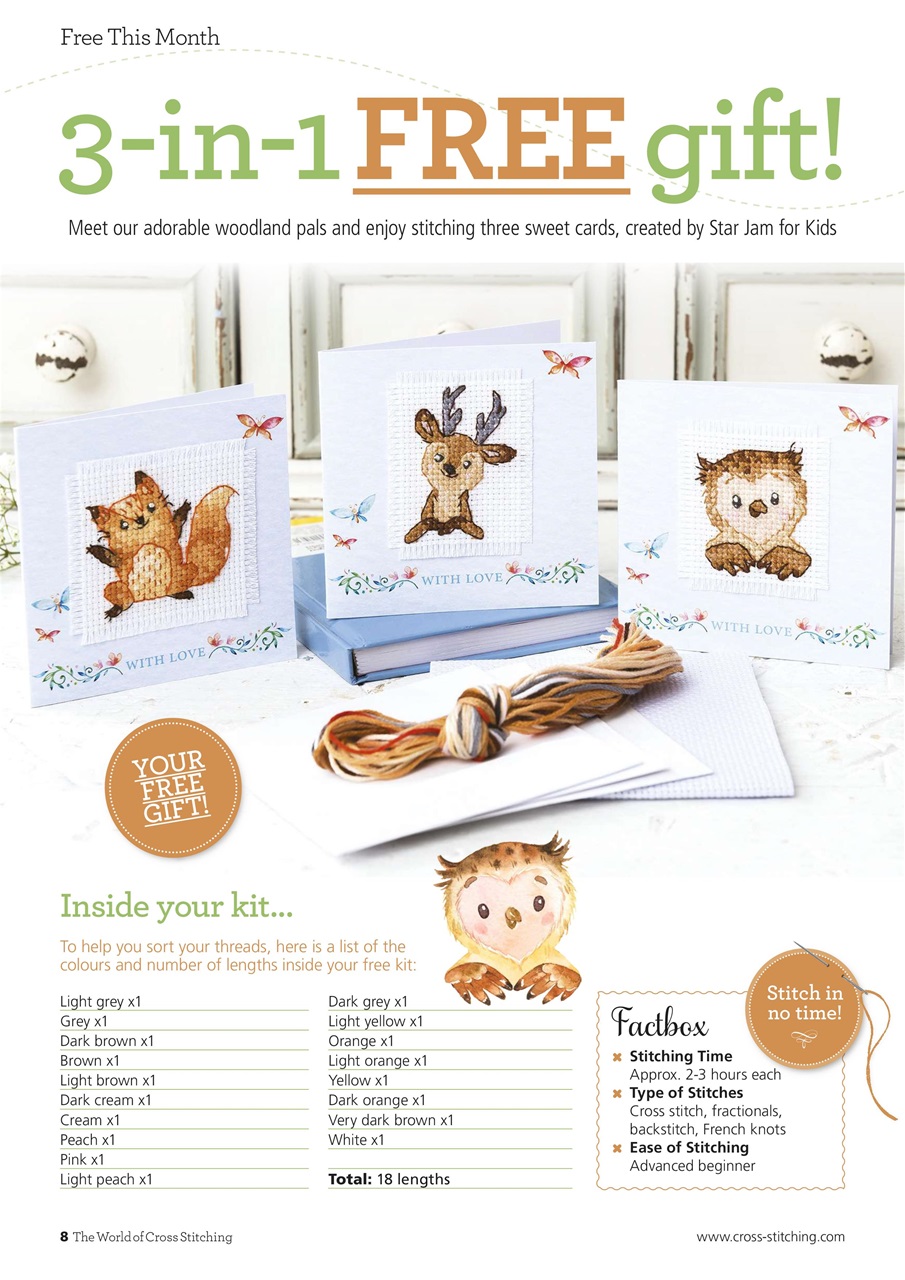 The World of Cross Stitching Preview Pages