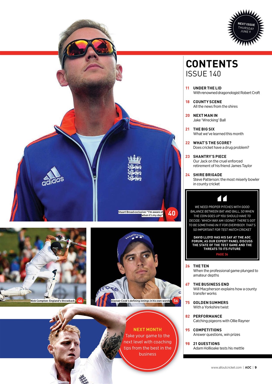 Wisden Cricket Monthly Preview Pages