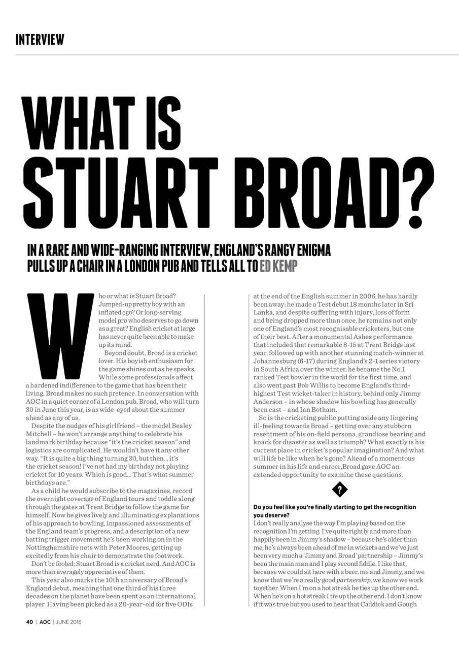 Wisden Cricket Monthly Preview Pages