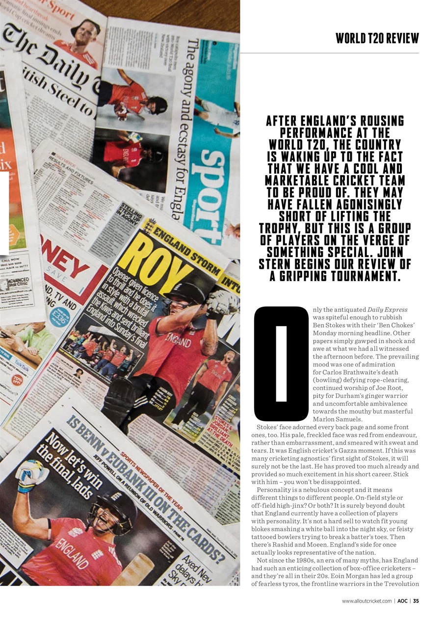 Wisden Cricket Monthly Preview Pages