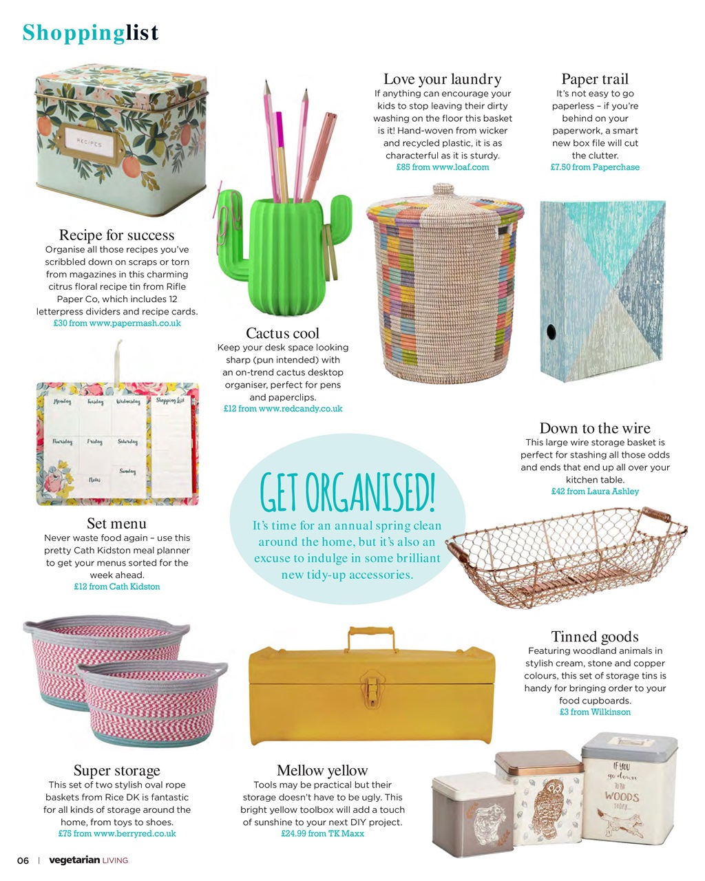 Vegetarian Living Preview Pages