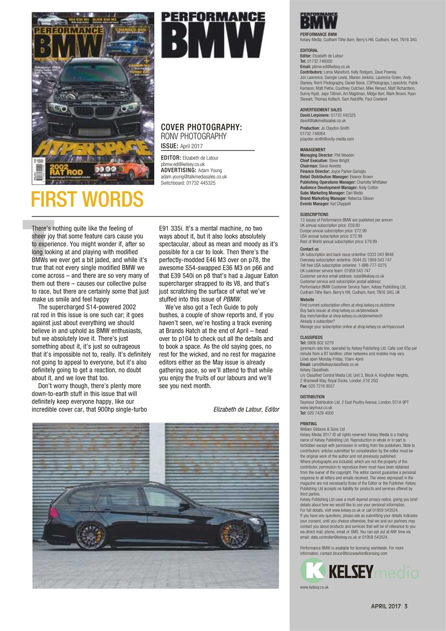 Performance BMW Preview Pages