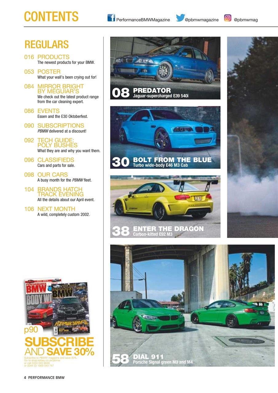 Performance BMW Preview Pages