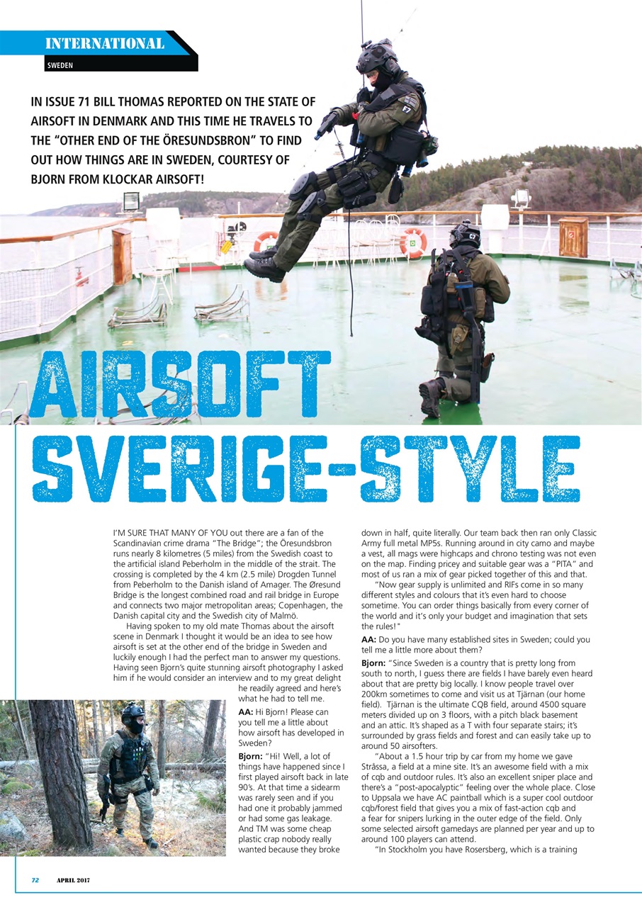 Airsoft Action Preview Pages