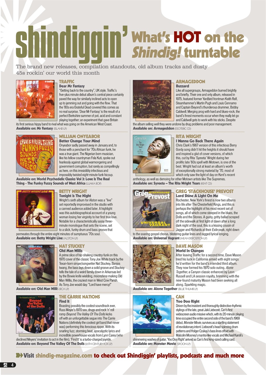 Shindig! Preview Pages