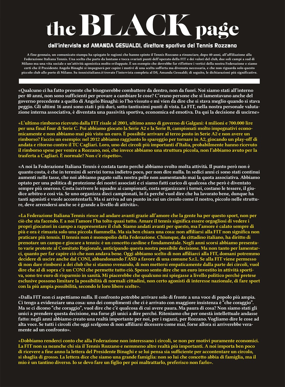 Il Tennis Italiano Preview Pages