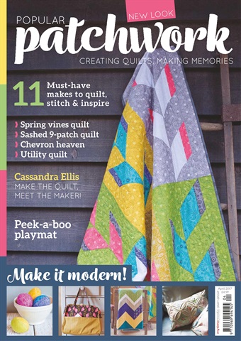 Popular Patchwork Magazine issue April 2017