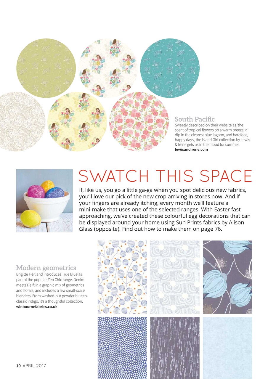 Popular Patchwork Magazine Preview Pages