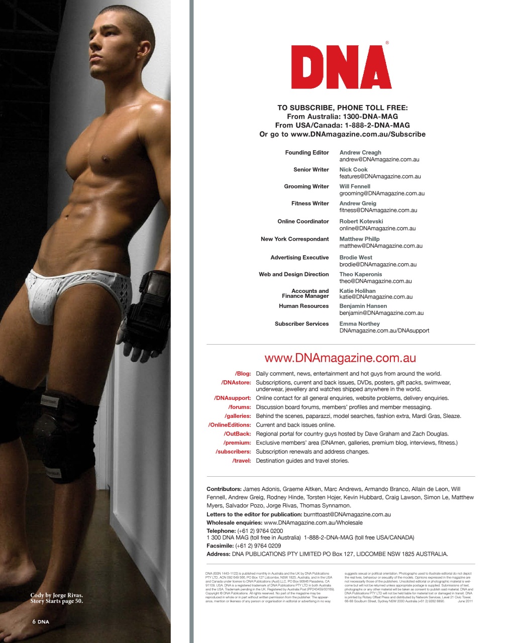 DNA Magazine Preview Pages