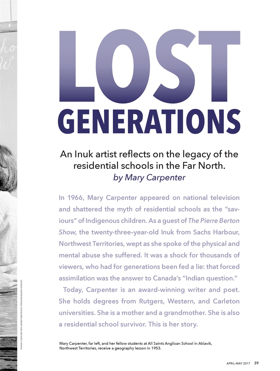 Canada's History Preview Pages