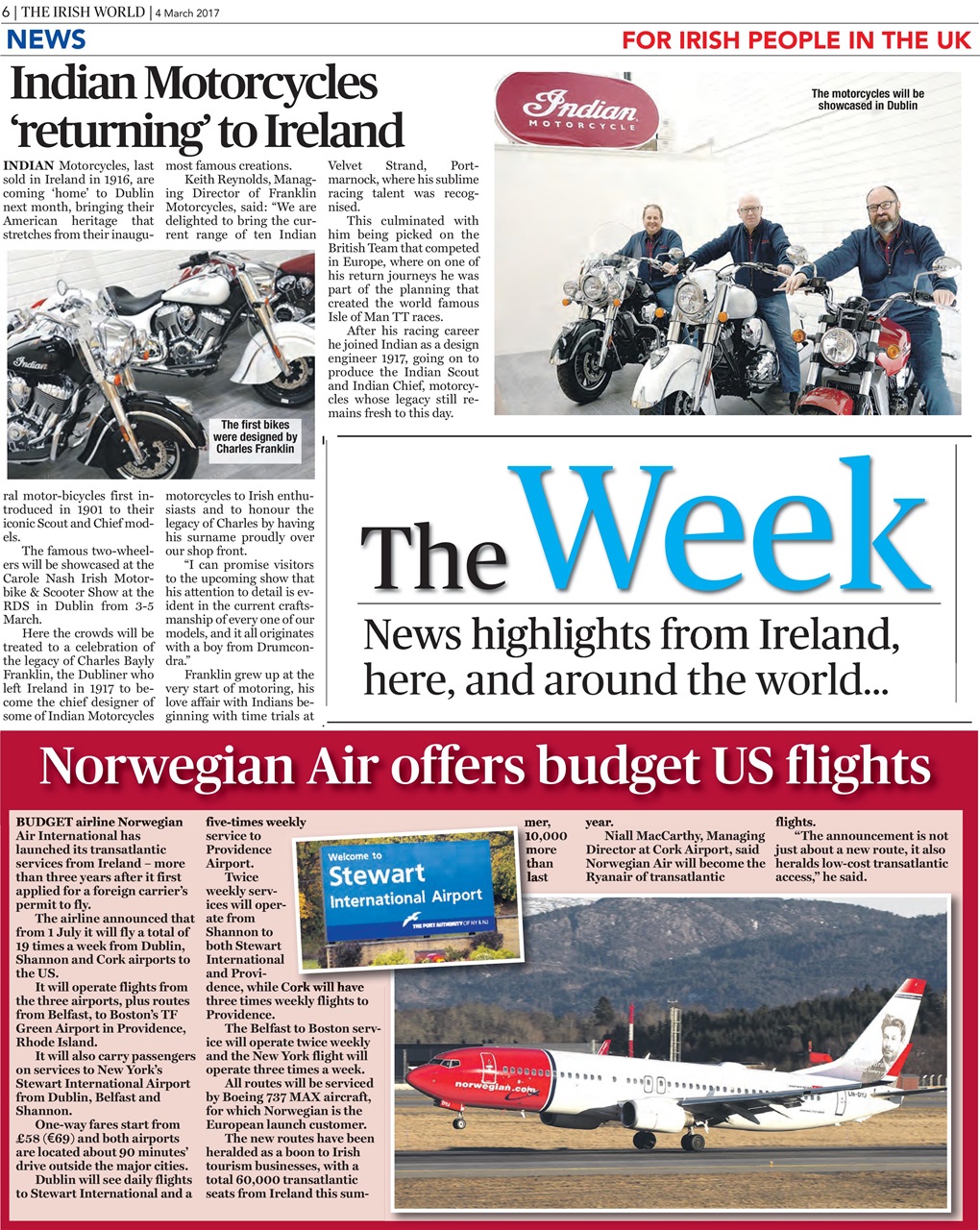 Irish World Preview Pages