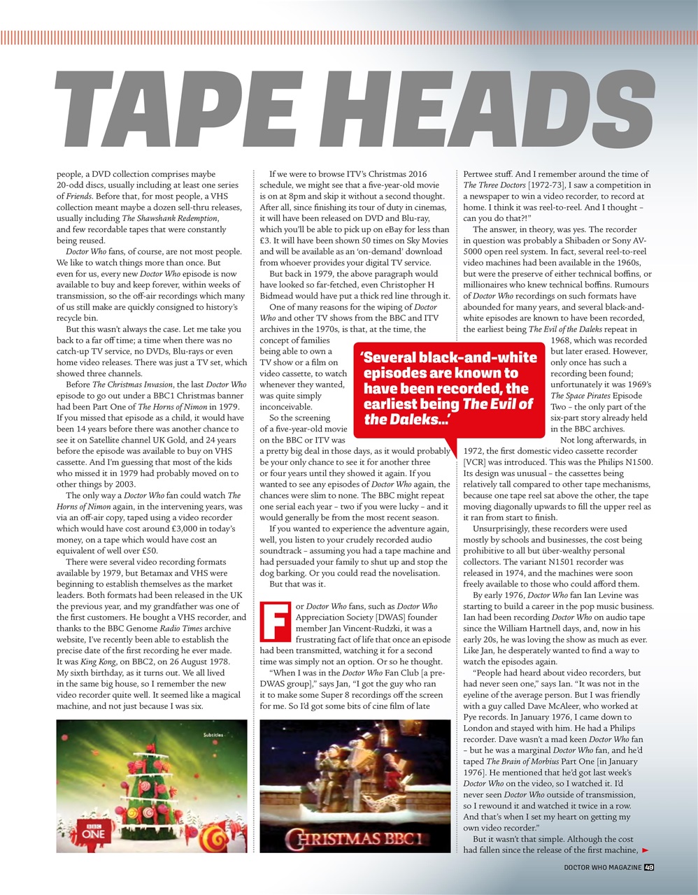 Doctor Who Magazine Preview Pages