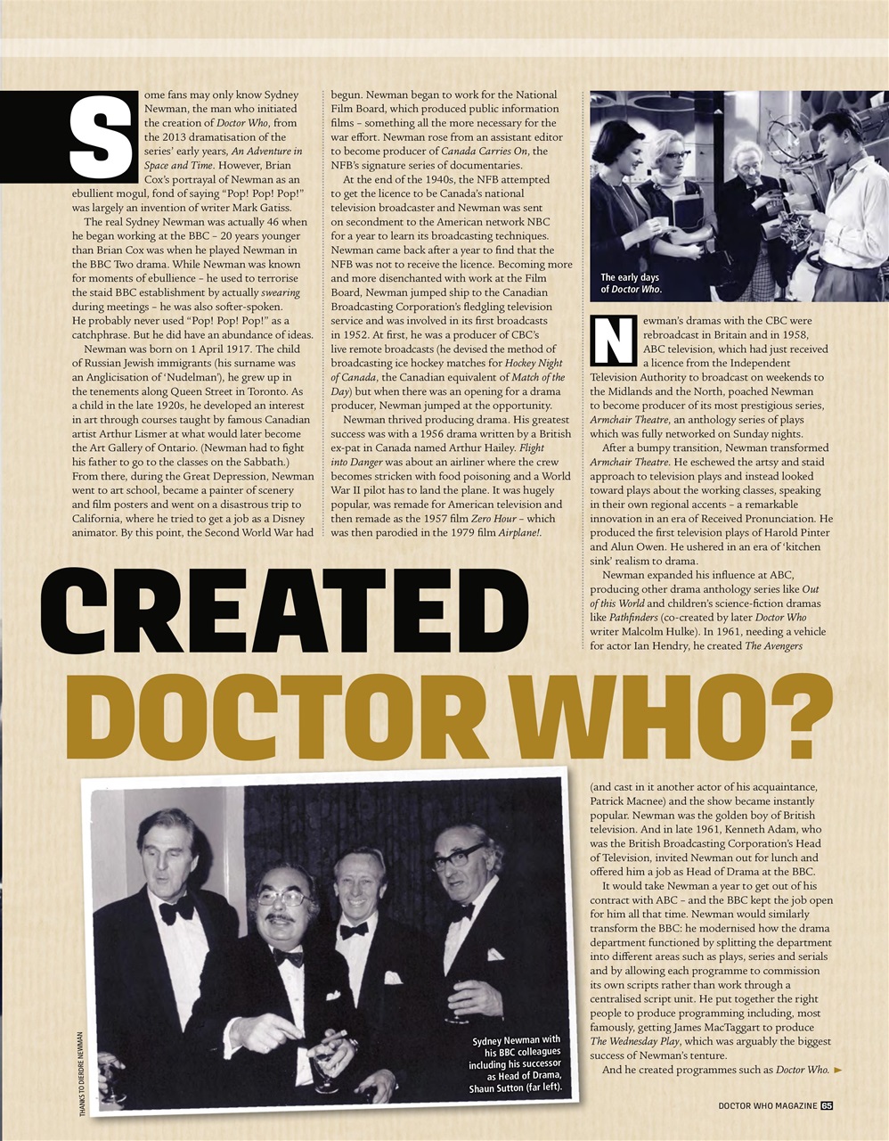 Doctor Who Magazine Preview Pages