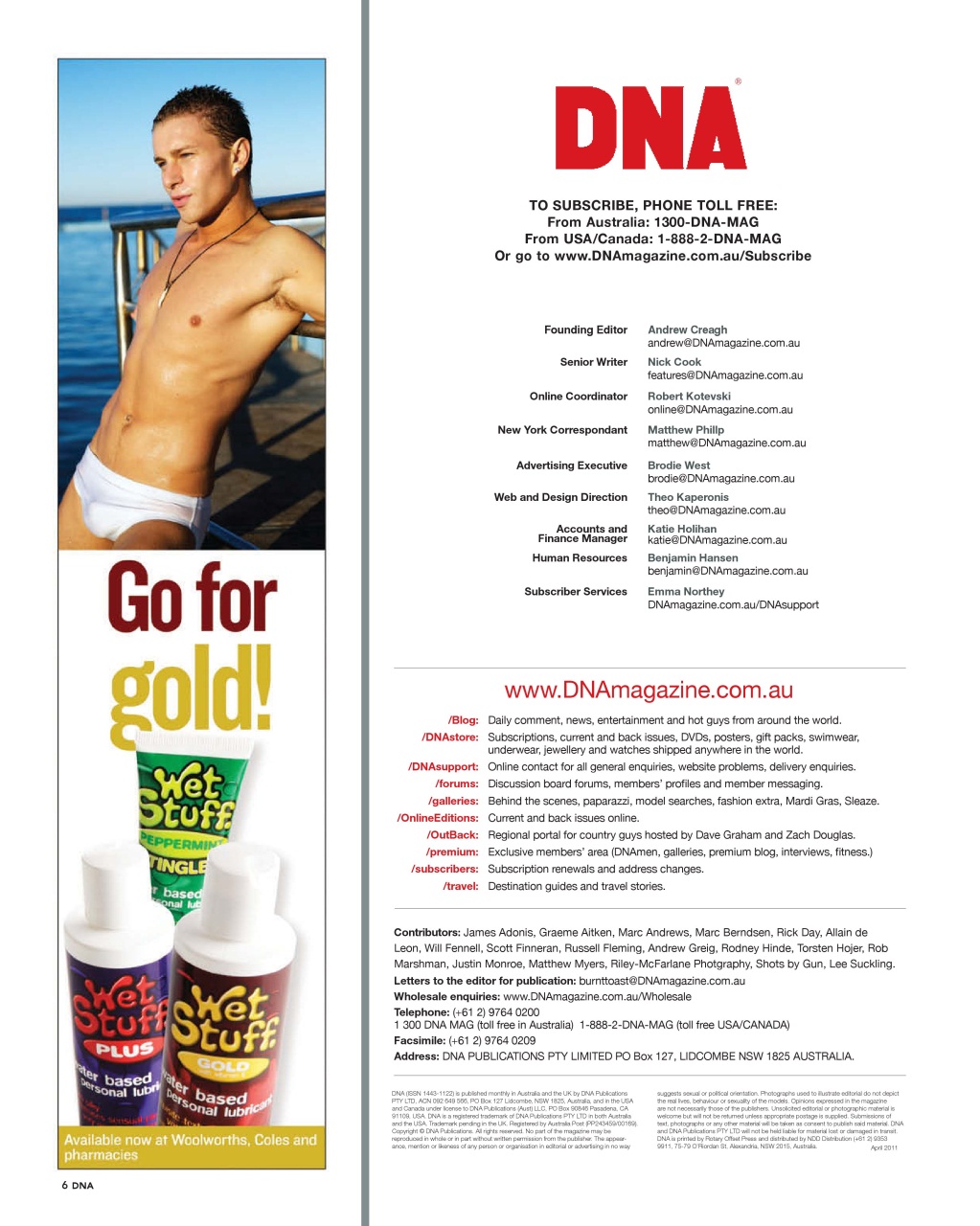 DNA Magazine Preview Pages