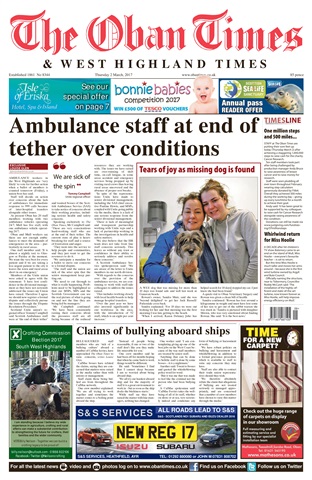 The Oban Times & Lochaber Times issue 2nd March 2017