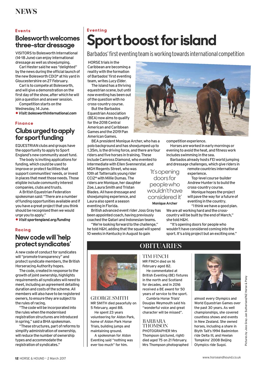 Horse & Hound Preview Pages