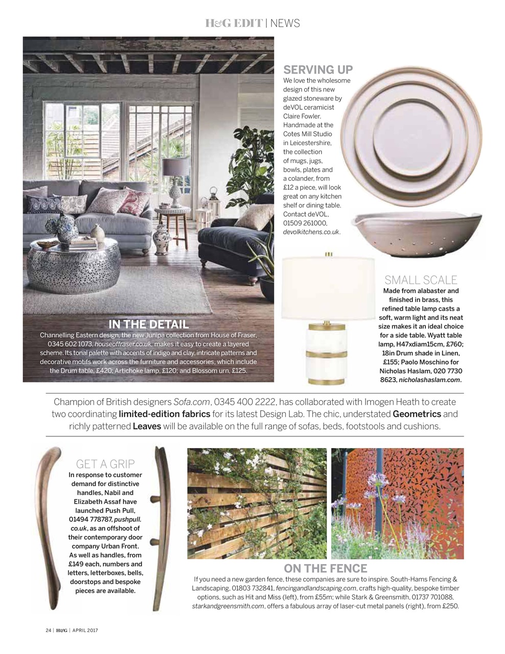 Homes & Gardens Preview Pages