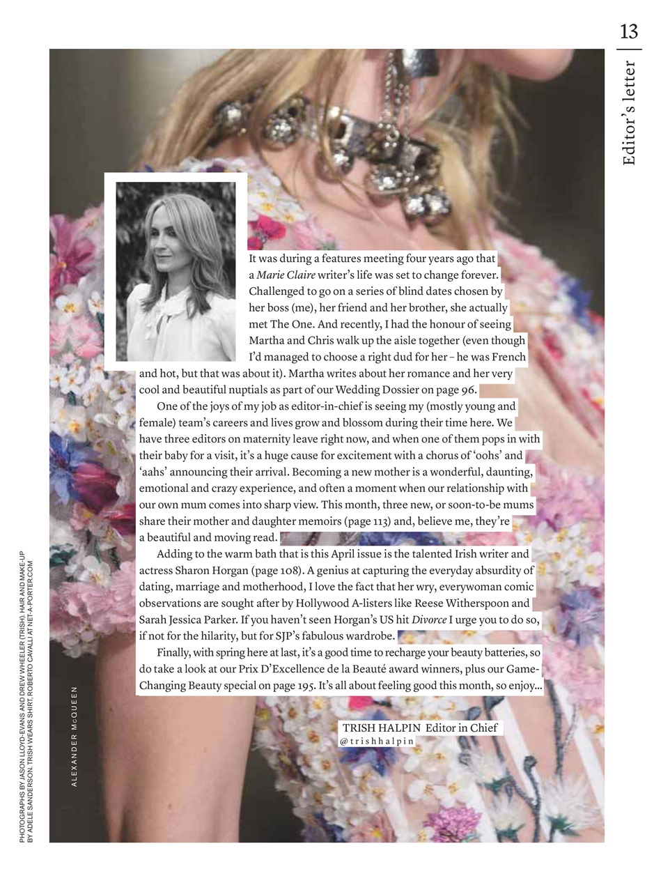 Marie Claire Preview Pages