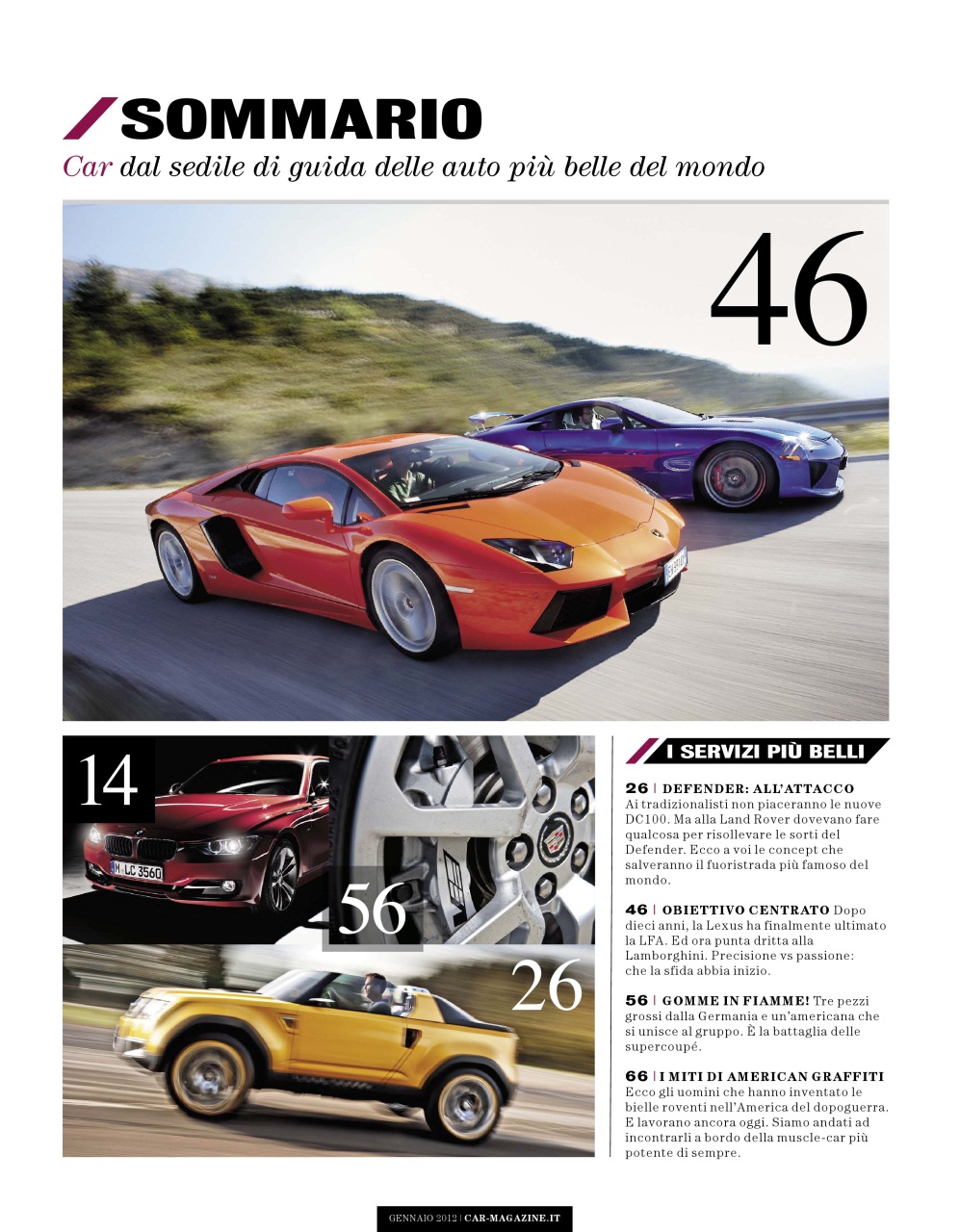 CAR magazine Italia Preview Pages
