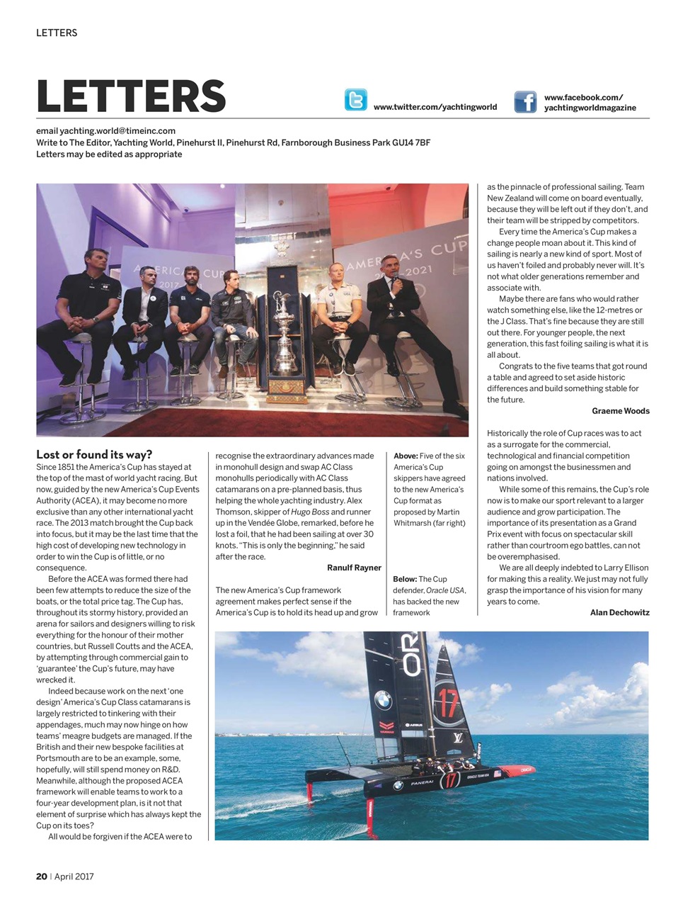 Yachting World Preview Pages