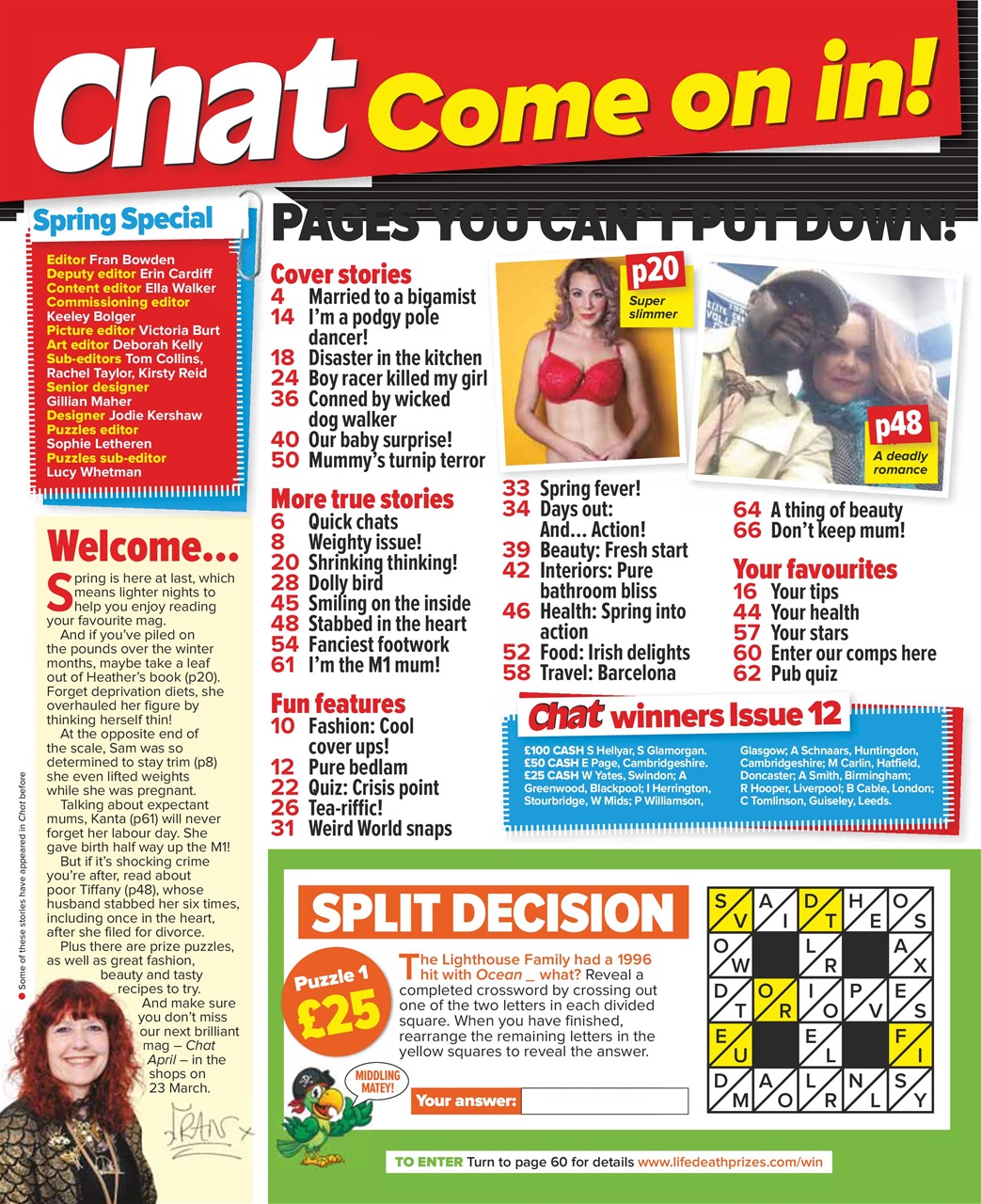 Chat Specials Preview Pages