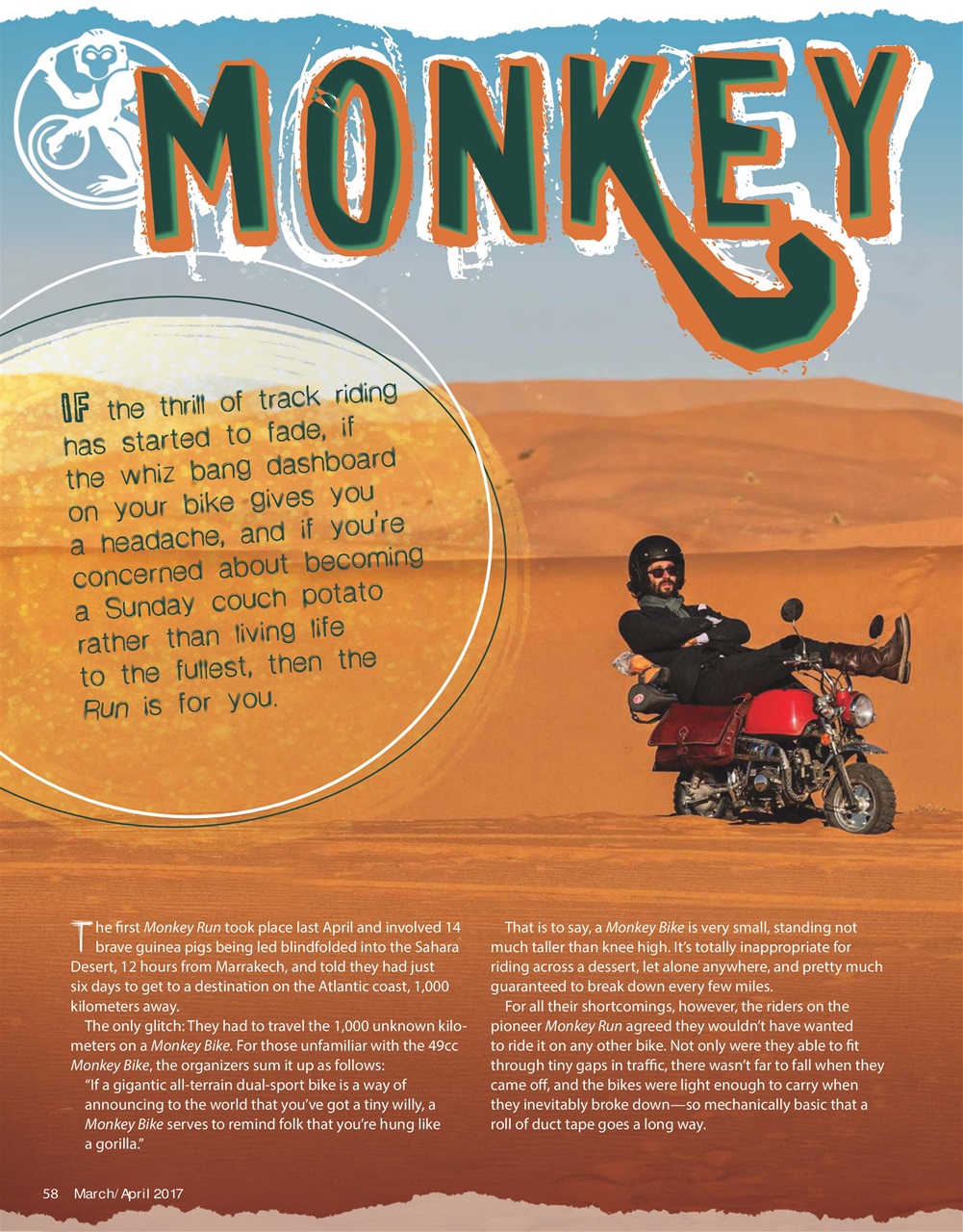 Adventure Motorcycle Preview Pages
