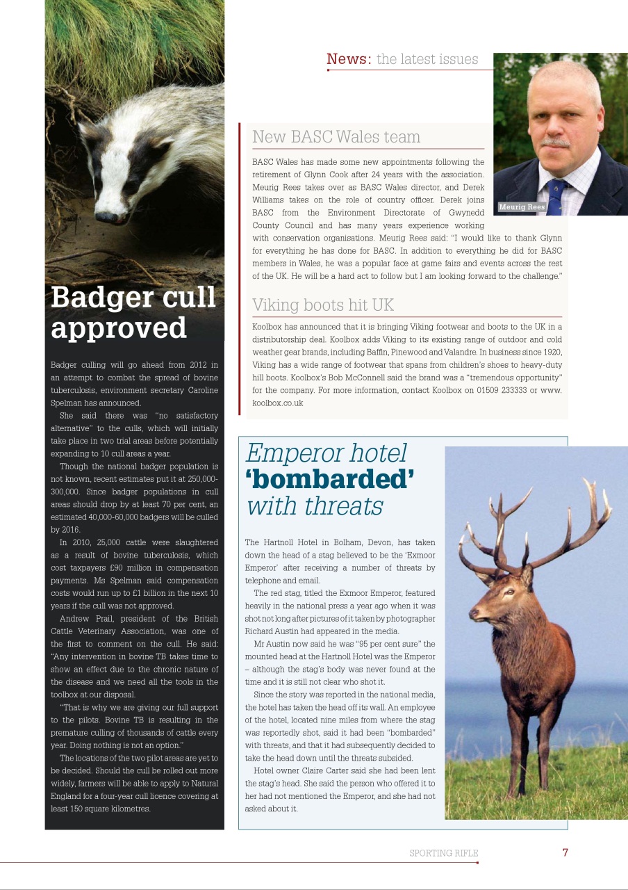 Sporting Rifle Preview Pages