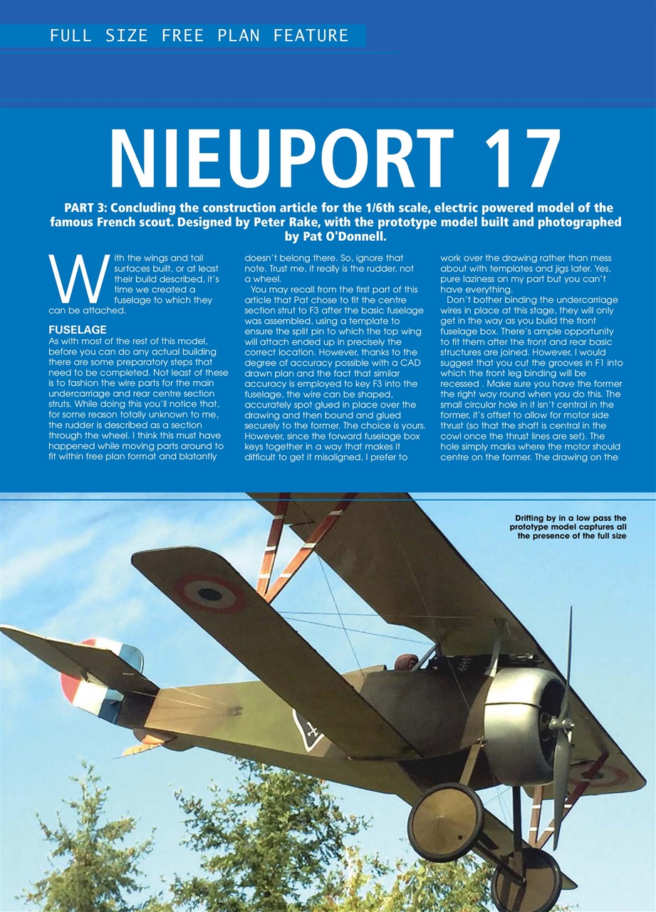 Radio Control Model Flyer Preview Pages