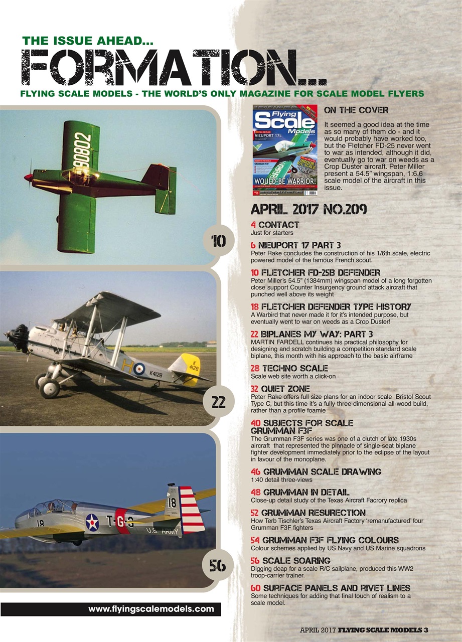 Flying Scale Models Preview Pages