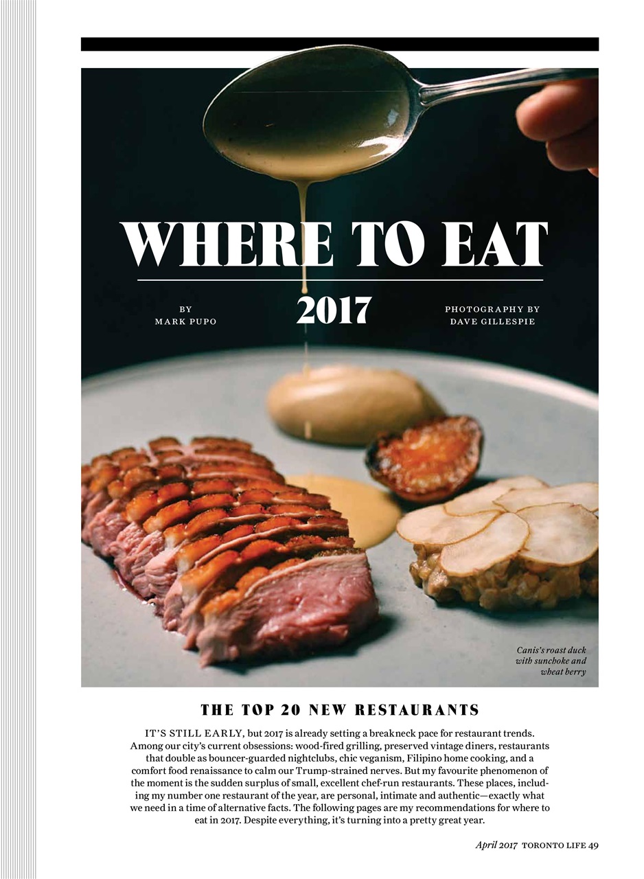 Toronto Life Preview Pages